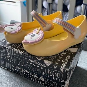 Mini Melissa Unicorn Jelly Flats